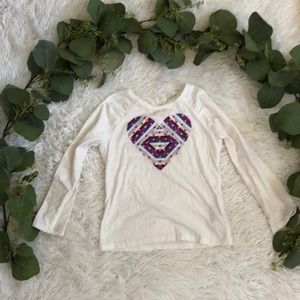 Long Sleeve Graphic Heart ❤️ Shirt